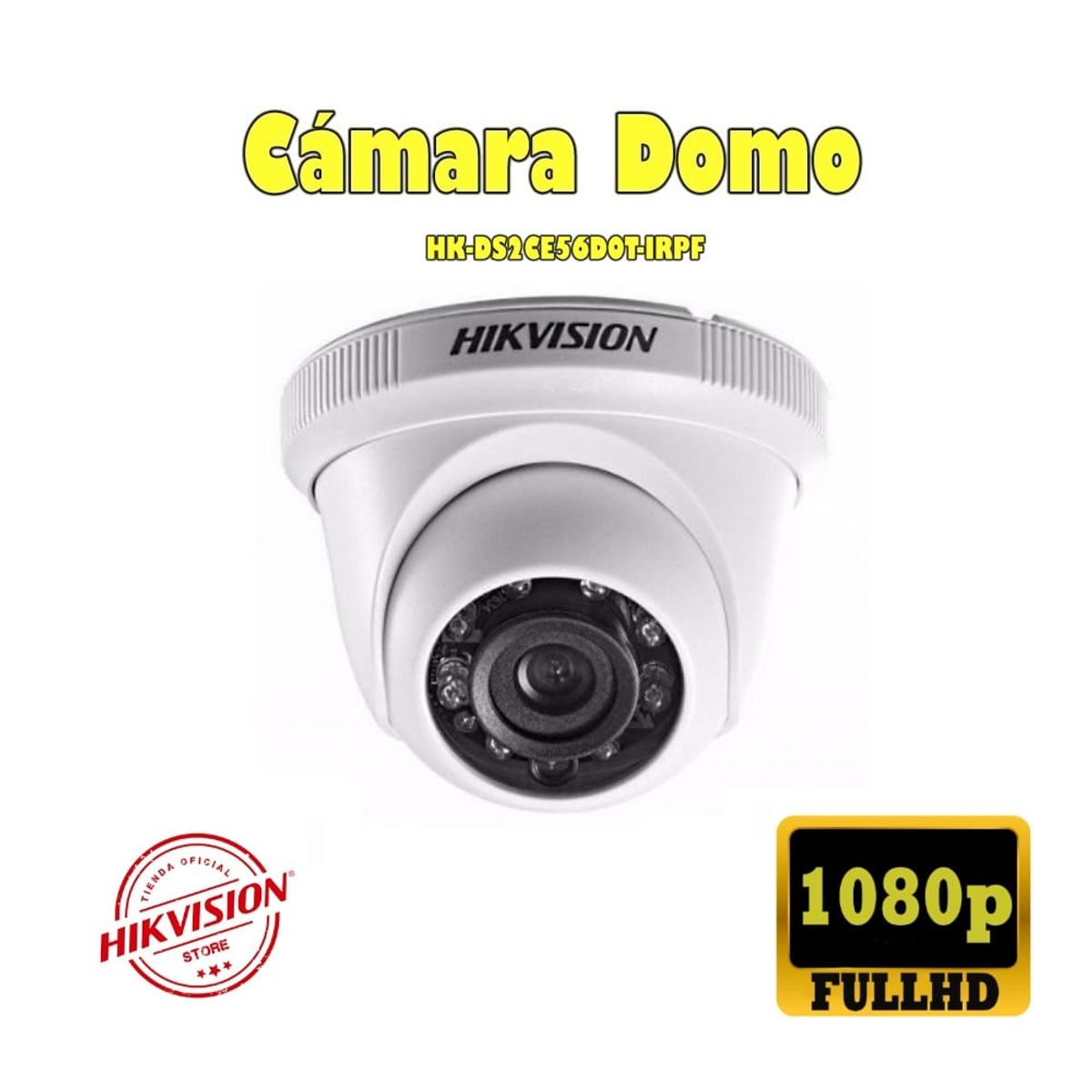 HIKVISION - kit 7 Cámaras Seguridad FULLHD Hikvision 1tb