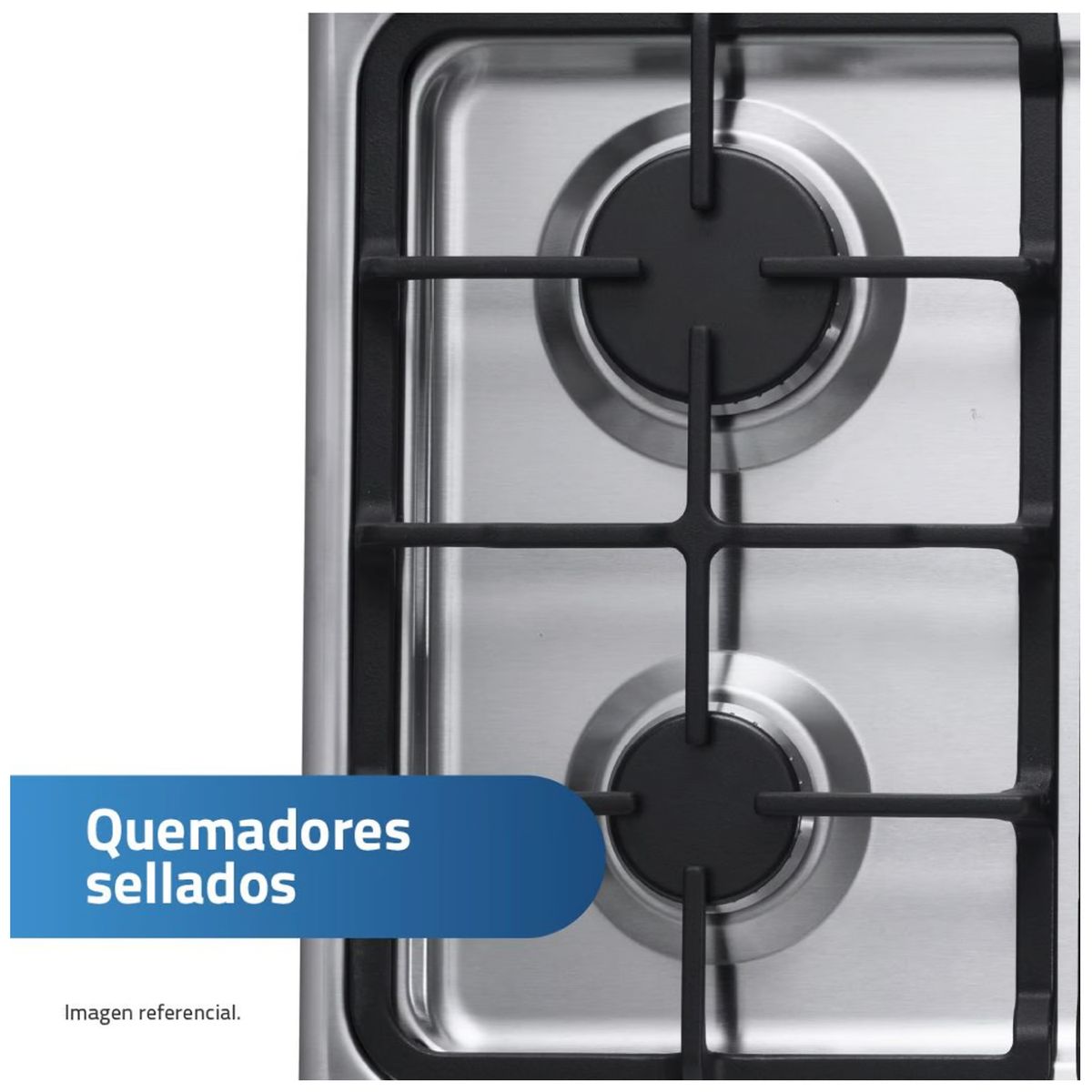 INDURAMA - Cocina Indurama Coruña 4 Hornillas Croma