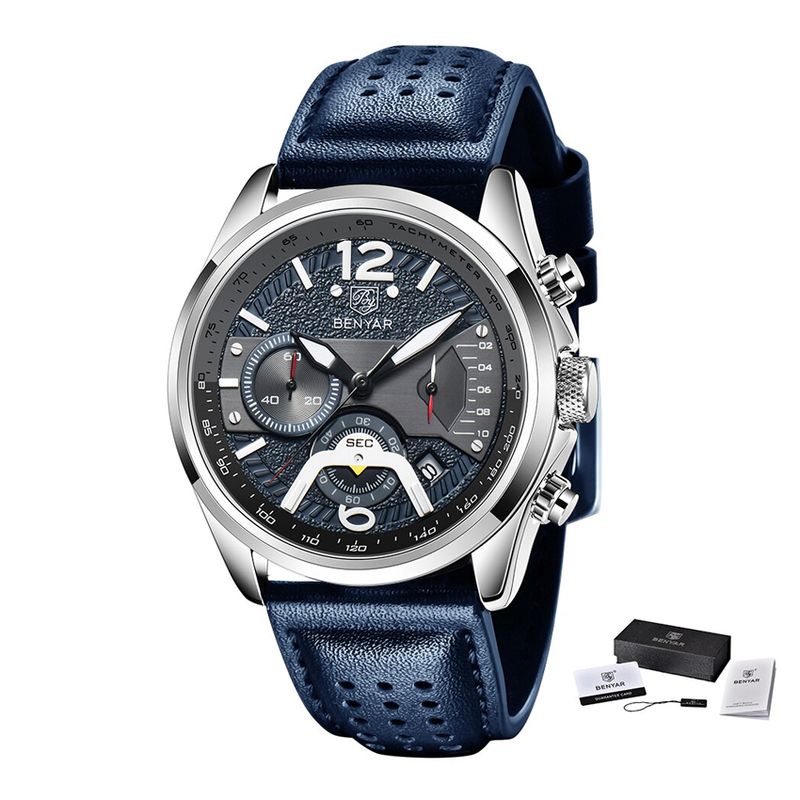 GENERICO - Reloj Para Hombre Benyar Cronografo Fechero Dieño Moderno
