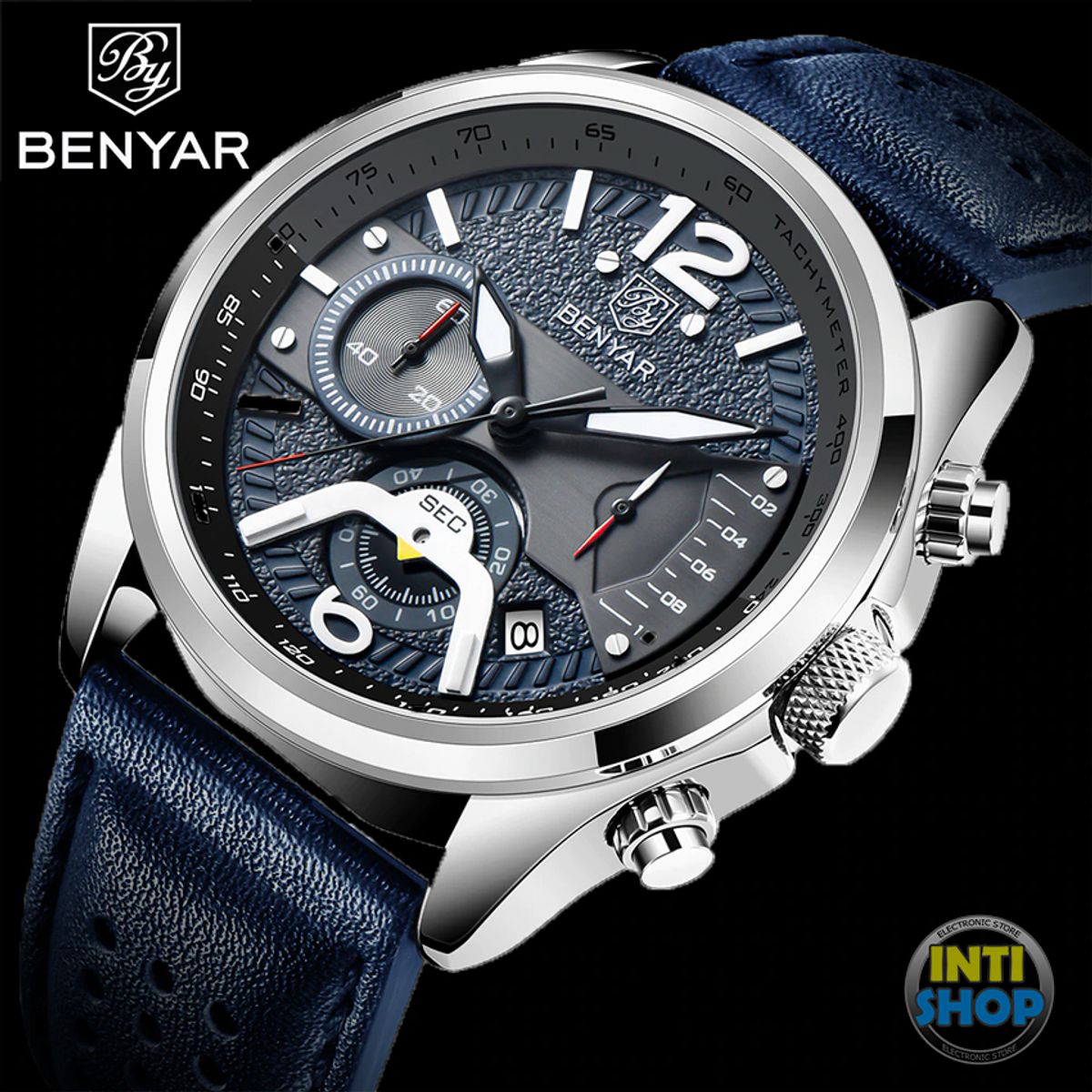 GENERICO - Reloj Para Hombre Benyar Cronografo Fechero Dieño Moderno