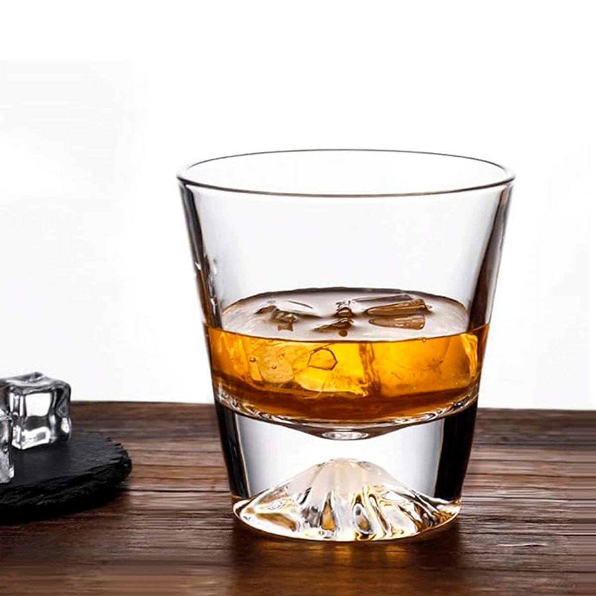 INSPIRA - Set de 6 Vasos Cónicos de Vidrio 337 ml