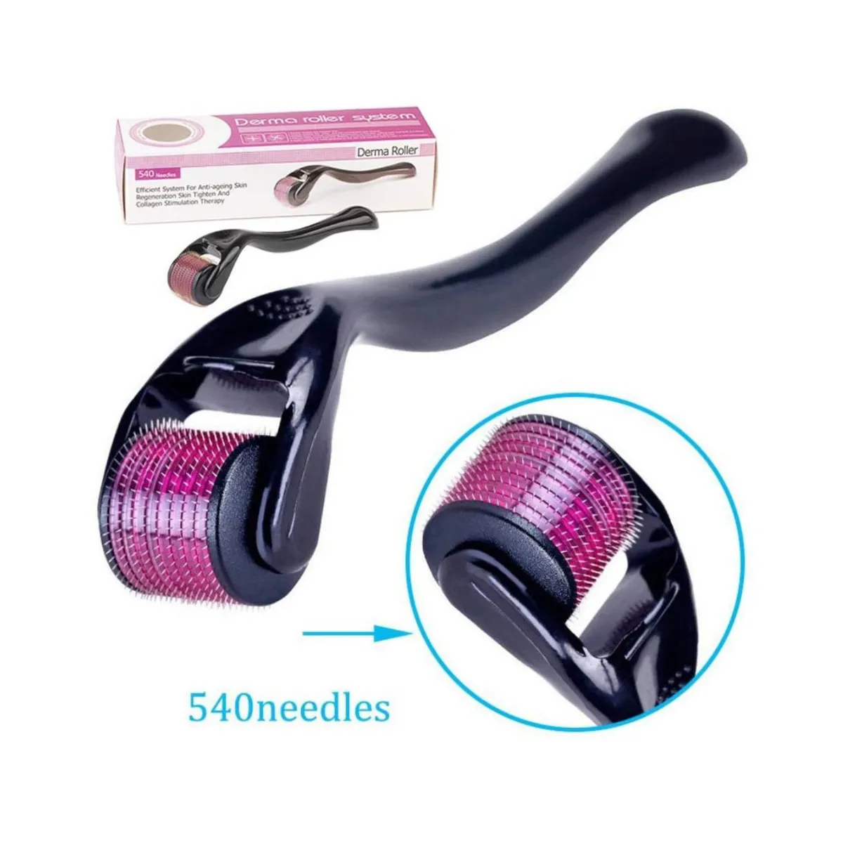 ROHS - Rodillo Derma Roller para la Piel Barba y Cabello 05mm