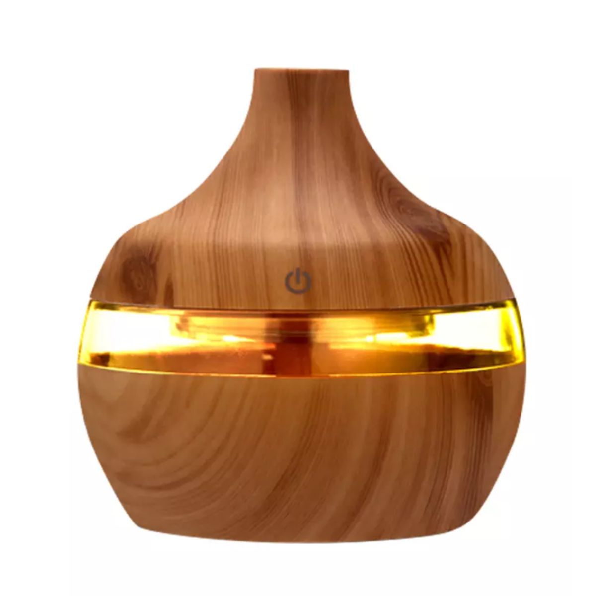 GENERICO - Humidificador Purificador de Aire Aromaterapia con Luz Led - Mostaza
