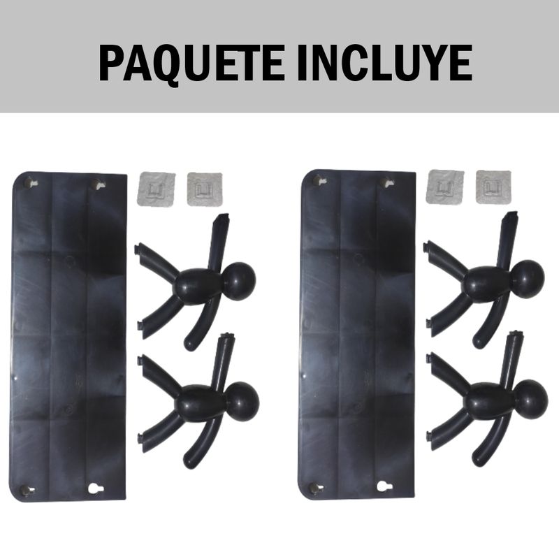 GENERICO - Pack x2 Repisas Estantes Rectangular De Plástico