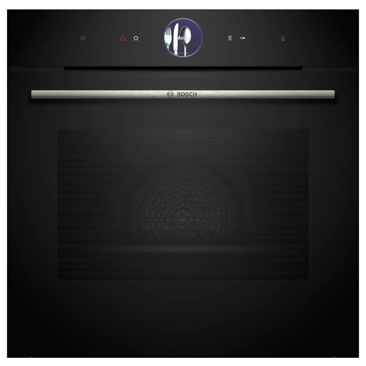 BOSCH - Horno Bosch HSG7361B1 a Vapor Empotrable Eléctrico 71 Litros Negro