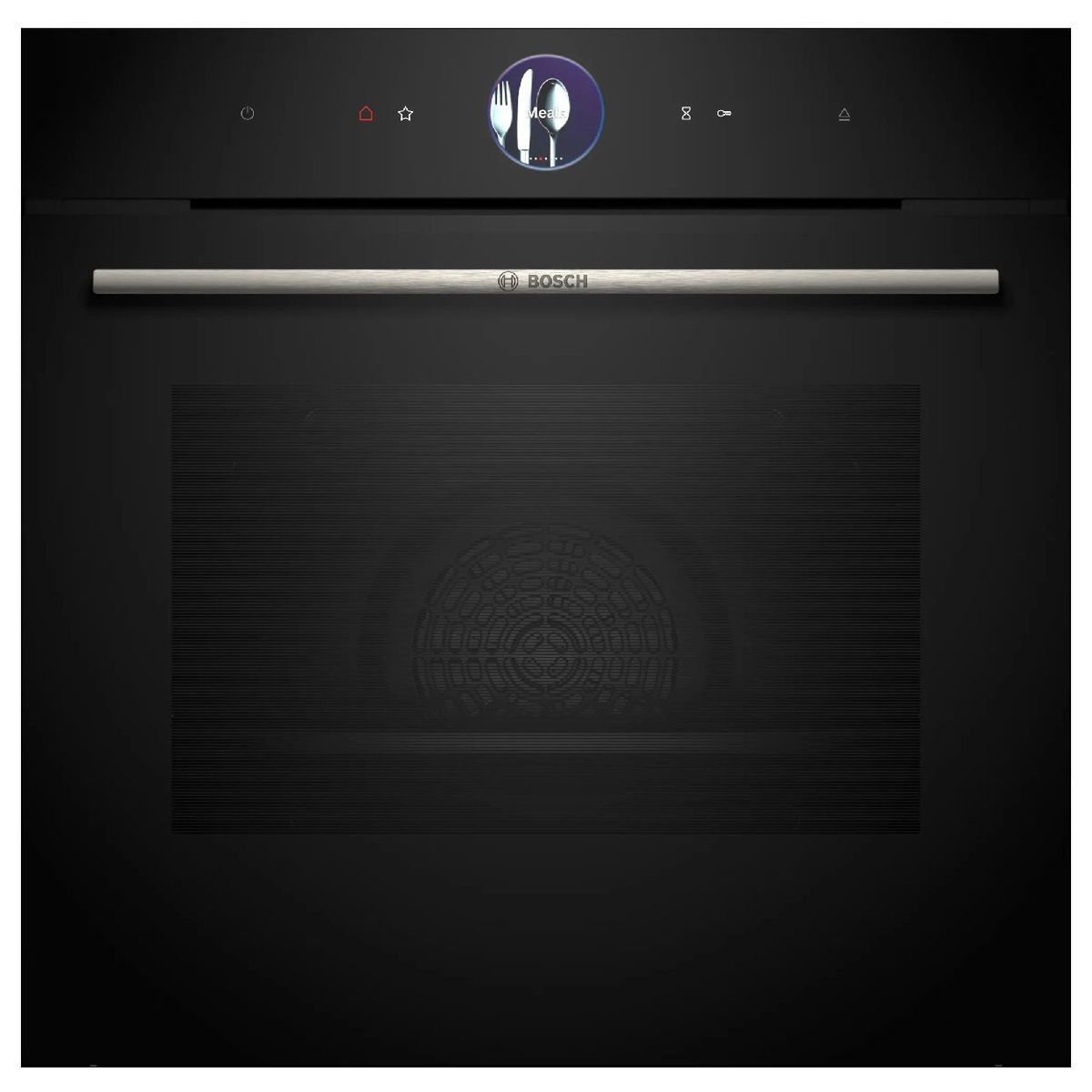 BOSCH - Horno Bosch HSG7361B1 a Vapor Empotrable Eléctrico 71 Litros Negro