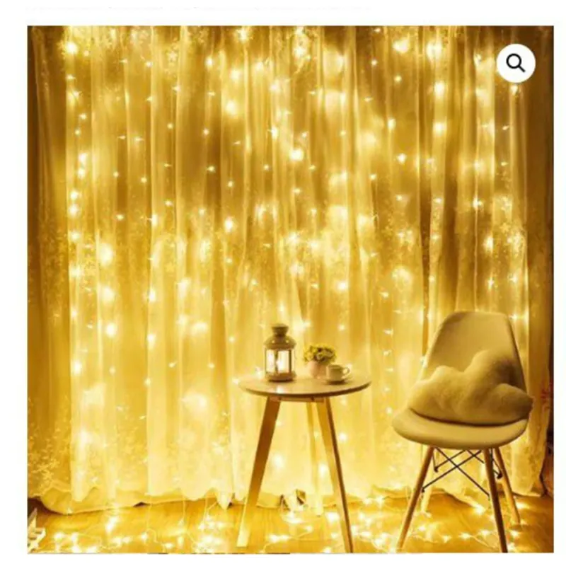 GENERICO - Cortina de Luces LED Impermeable para  Eventos