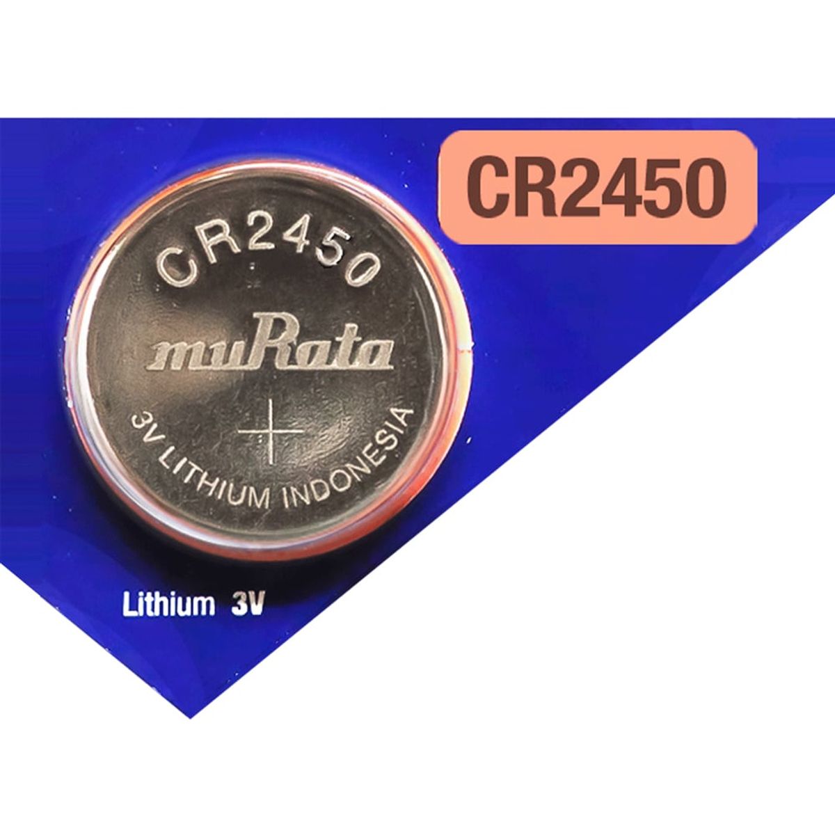 GENERICO - Pilas de boton CR2450 Murata blister x 5 unid. Sellado