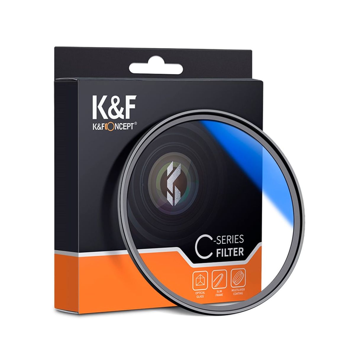 K&F CONCEPT - Filtro Ultravioleta MCUV 82mm K&F Concept Blue Coat Slim  KF01.1429
