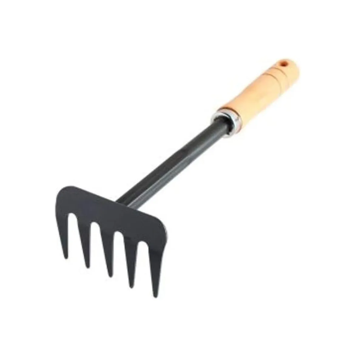 OTTOWARE - Rastrillo con mango de madera para Jardín