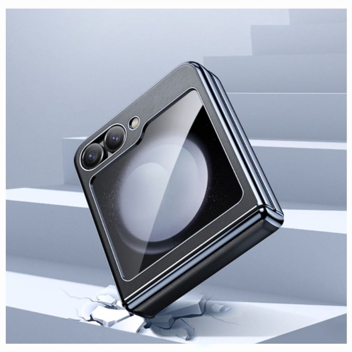 NILLKIN - Case Nillkin Camshield Flip Leather Samsung Z Flip 6 - Negro