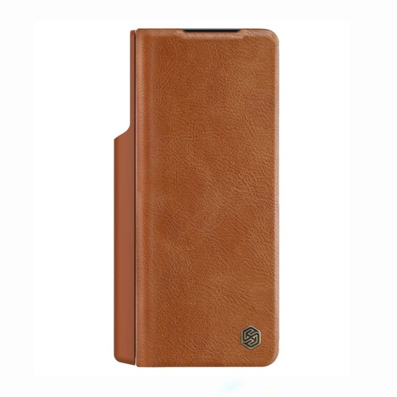 NILLKIN - Case Nillkin Qin Pro Leather Case Samsung Z Fold 6 - Marrón