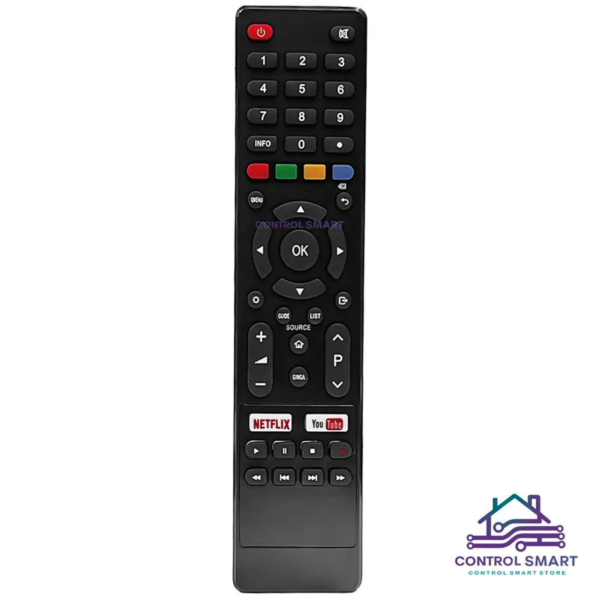 GENERICO - Control Remoto Compatible Para Smart Tv Led JVC