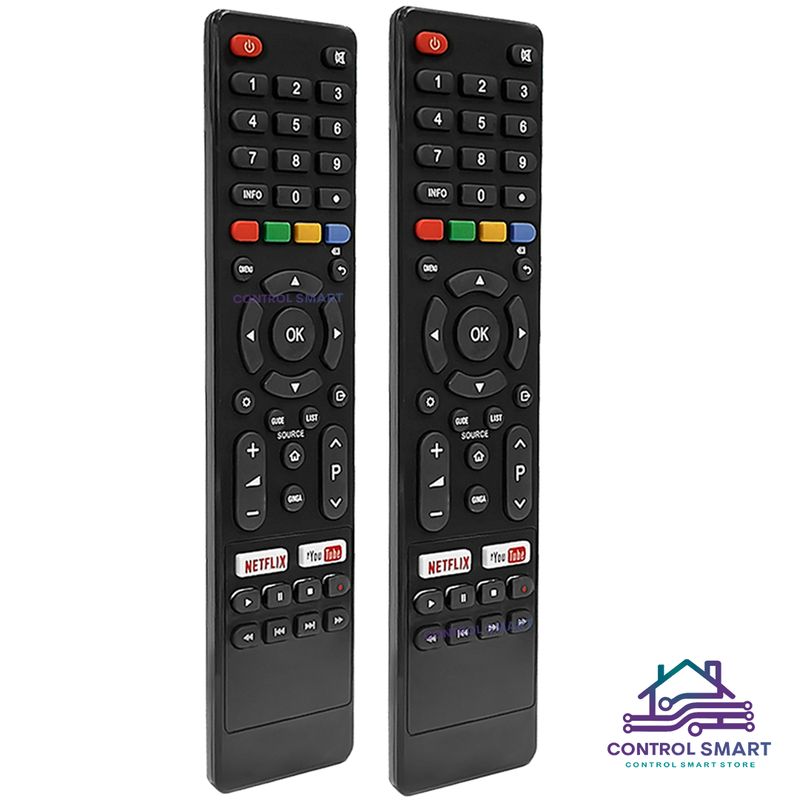 GENERICO - Control Remoto Compatible Para Smart Tv Led JVC