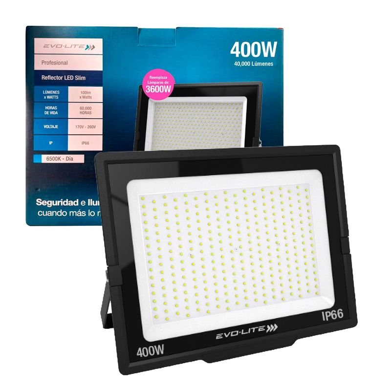 EVOLITE - Reflector Slim PRO 400w IP66 - Luz día