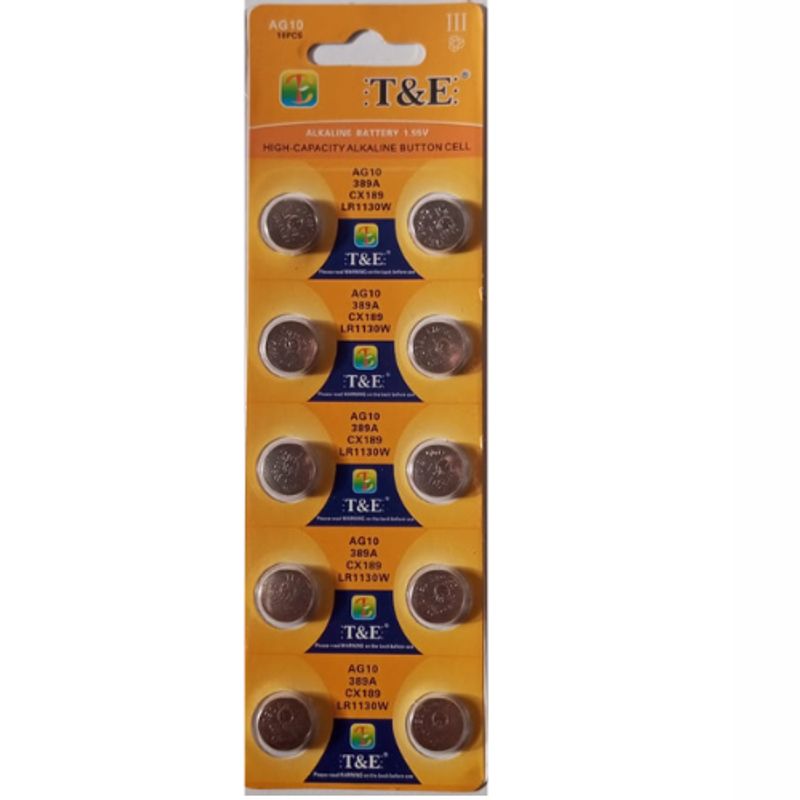 GENERICO - PILAS BOTON T&E AG10 LR1130W