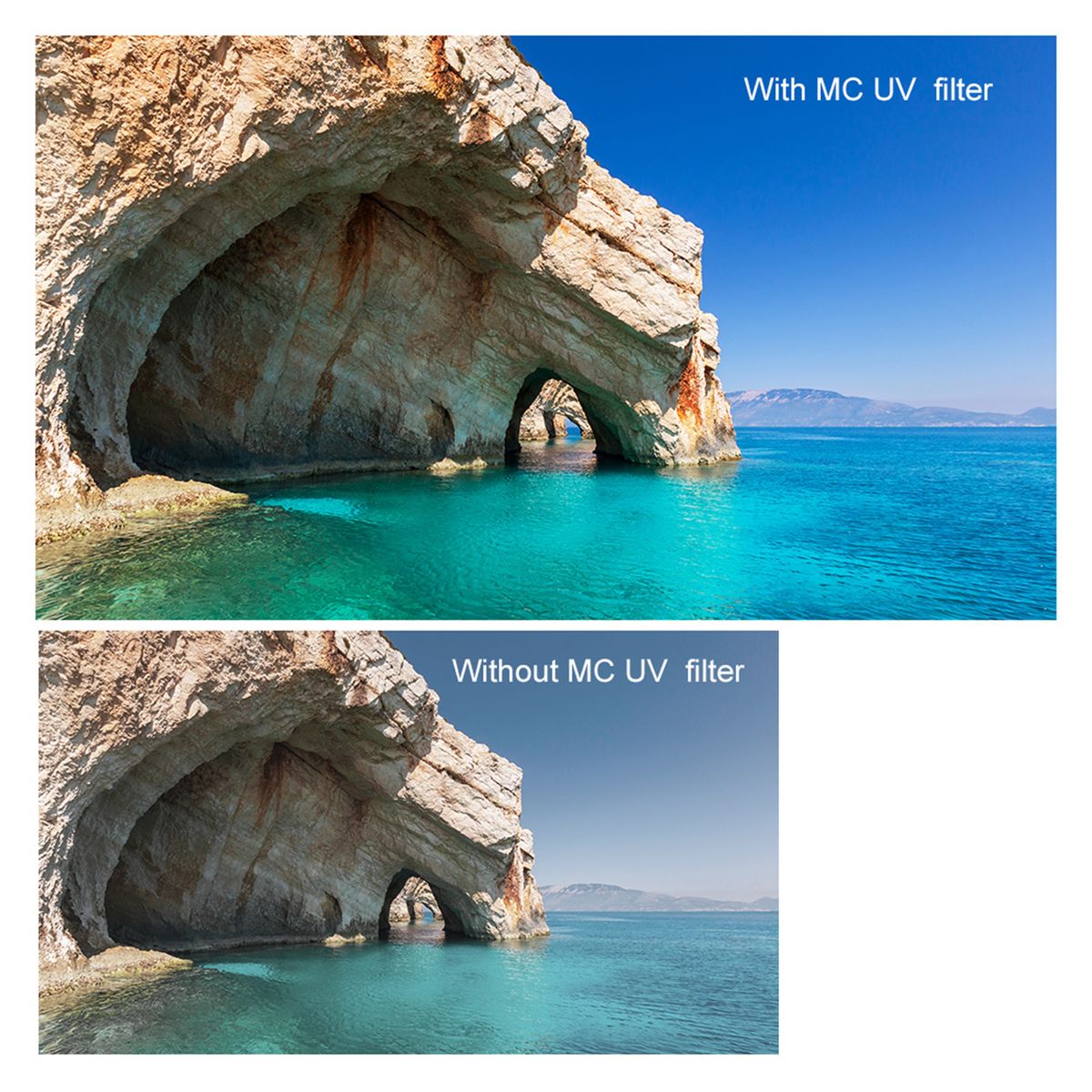 K&F CONCEPT - Filtro 62mm Ultravioleta MCUV Blue Coat Slim K&F Concept.