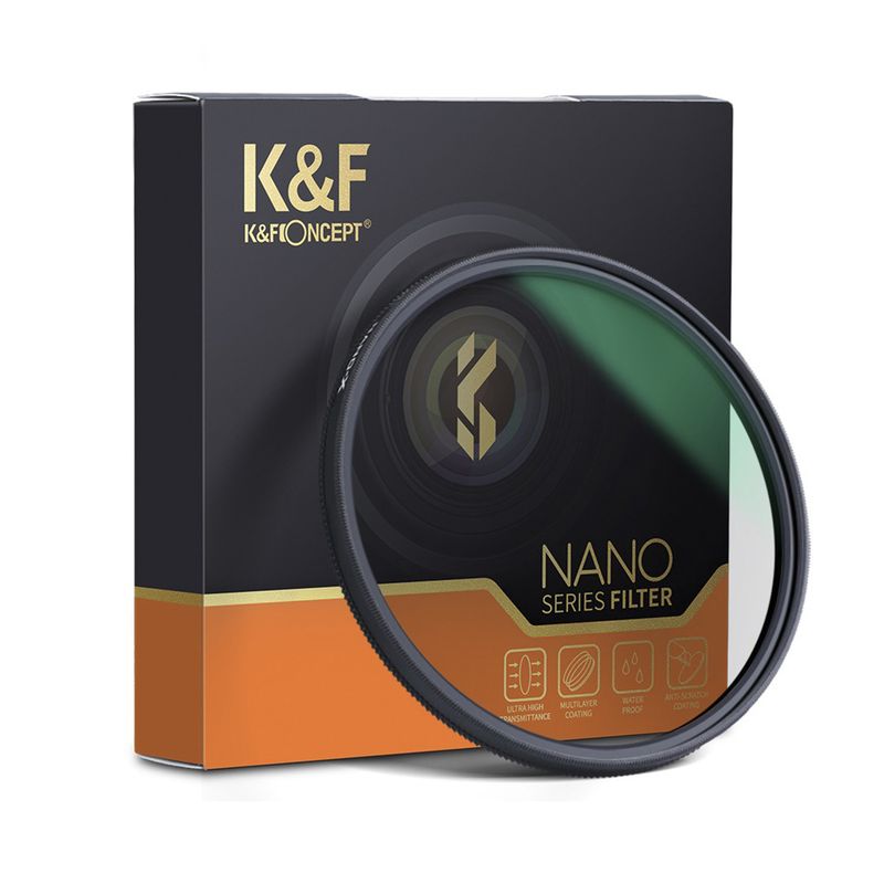 K&F CONCEPT - Filtro 77mm Polarizado Nano X CPL  K&F Concept