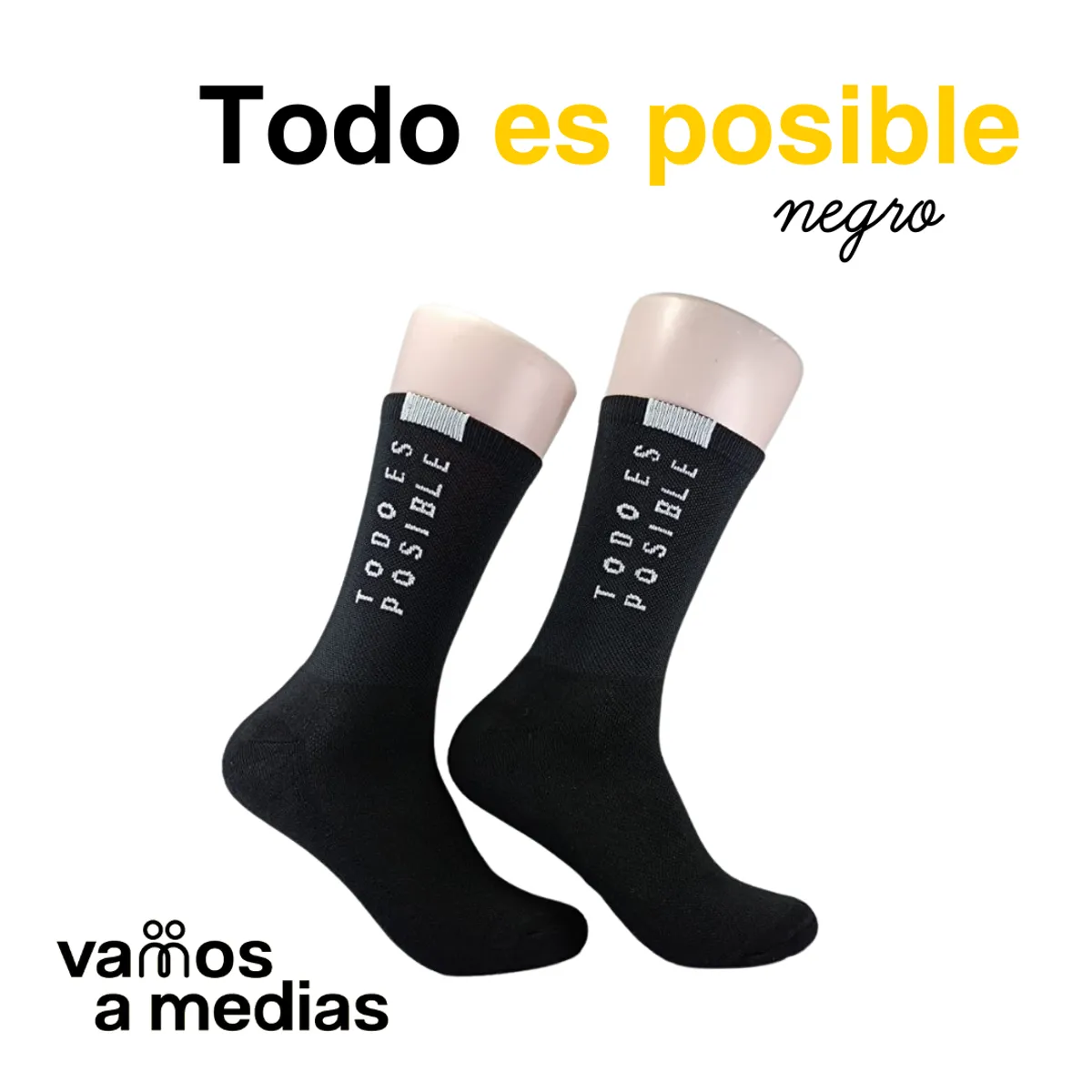 VAMOS A MEDIAS - Medias deportivas compresoras de algodón para running