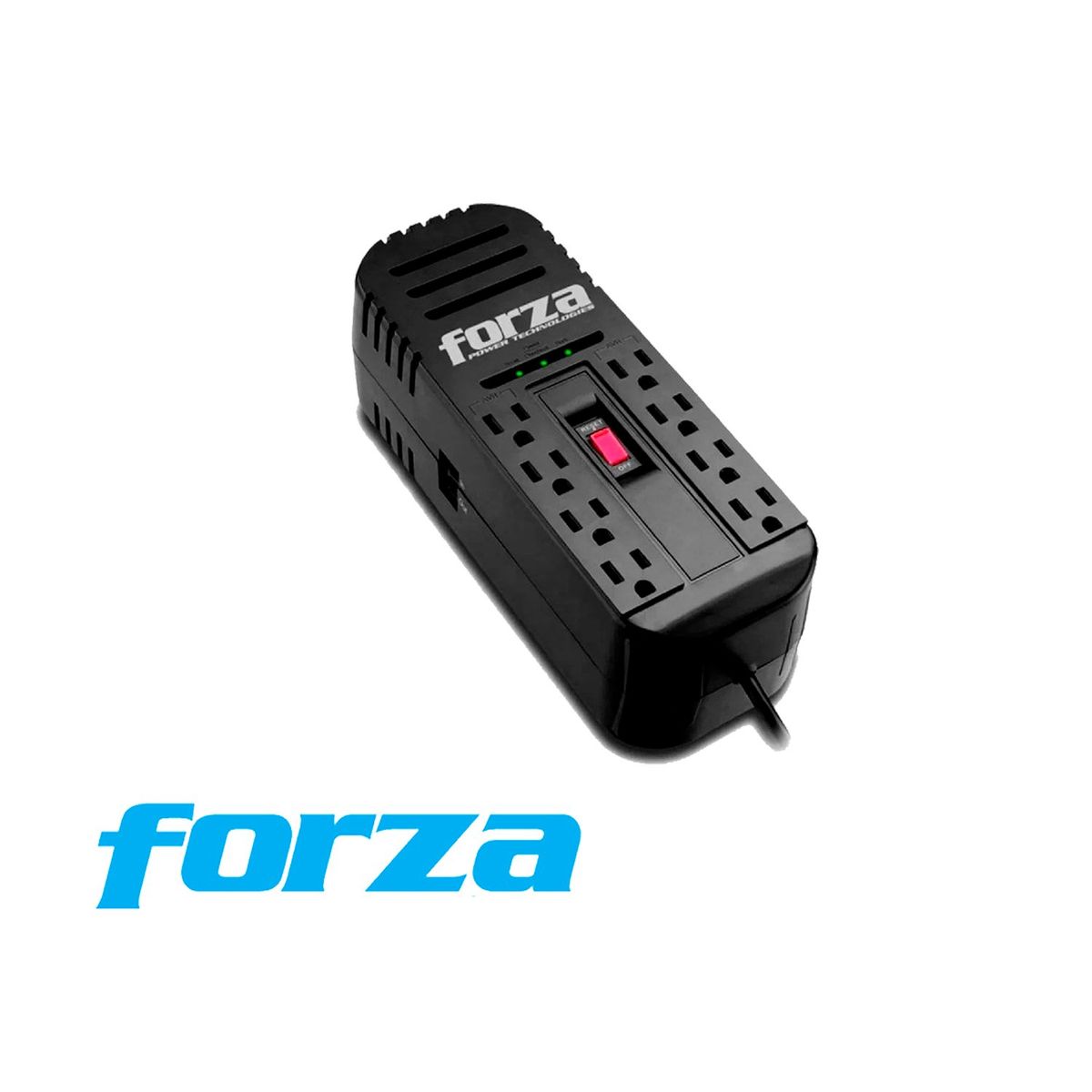 FORZA - ESTABILIZADOR FVR-2202 FORZA 8 NEMA 5-15R 2200VA1100W PROTECCIÓN 4