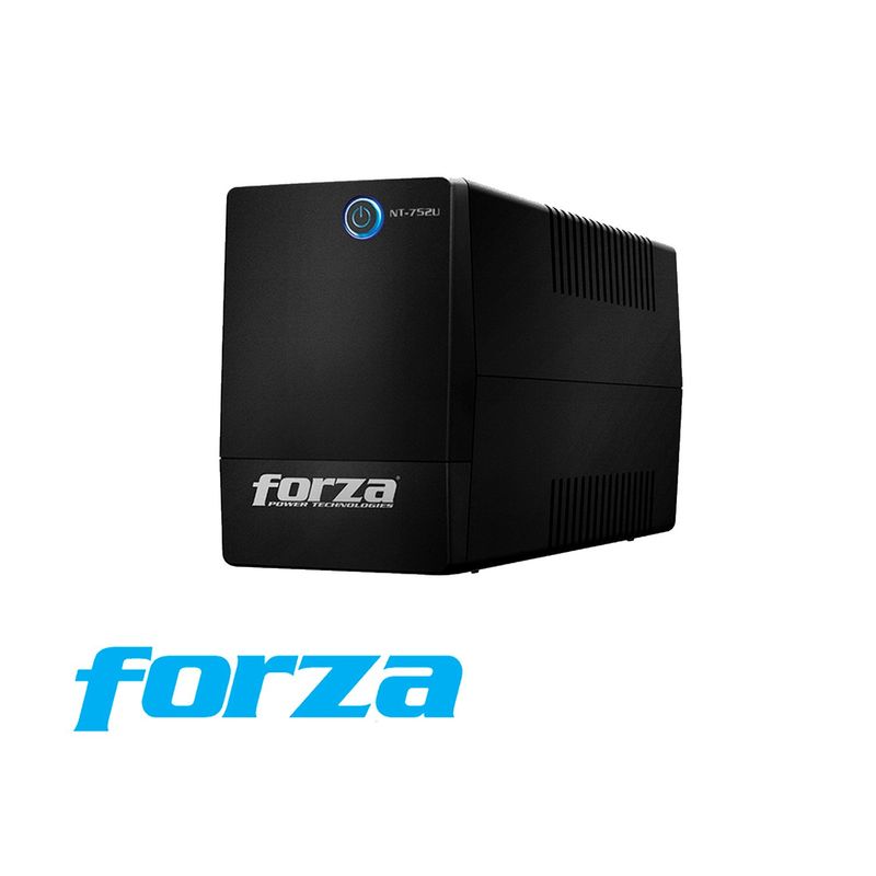 FORZA - UPS NT-752U FORZA 6 SALIDAS NEMA 5-15R 750VA375W NEGRO