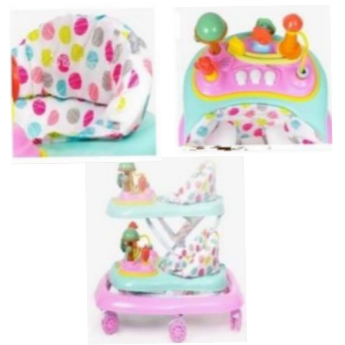 BABY HAPPY - Andador con Tablero Musical HONGUITO AZUL