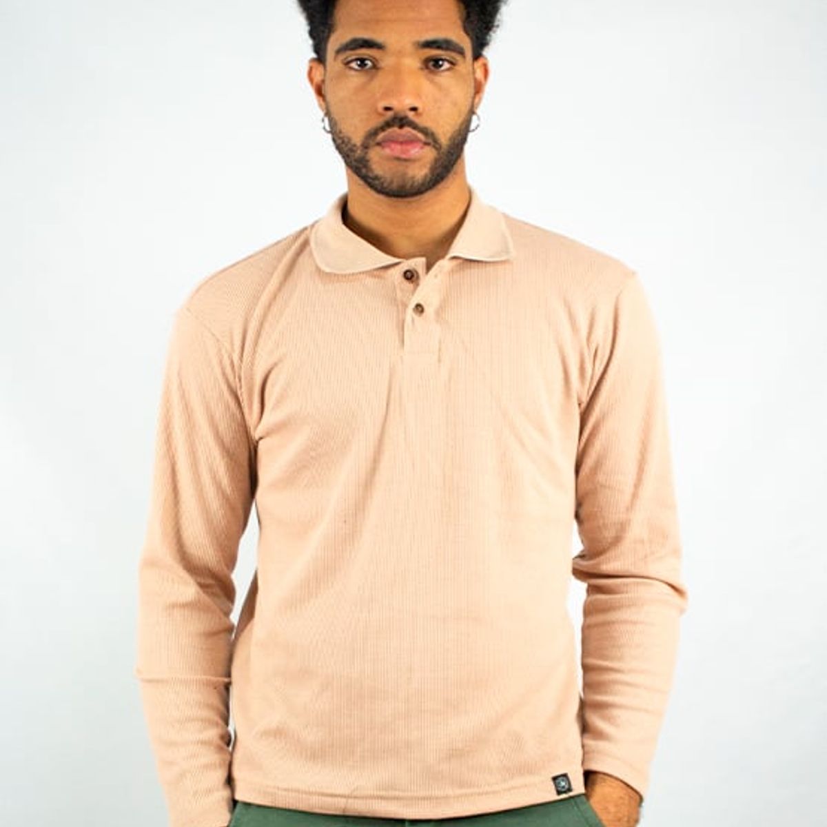 DM DEXMEN - Polo Dexmen Camisa Larga Beige