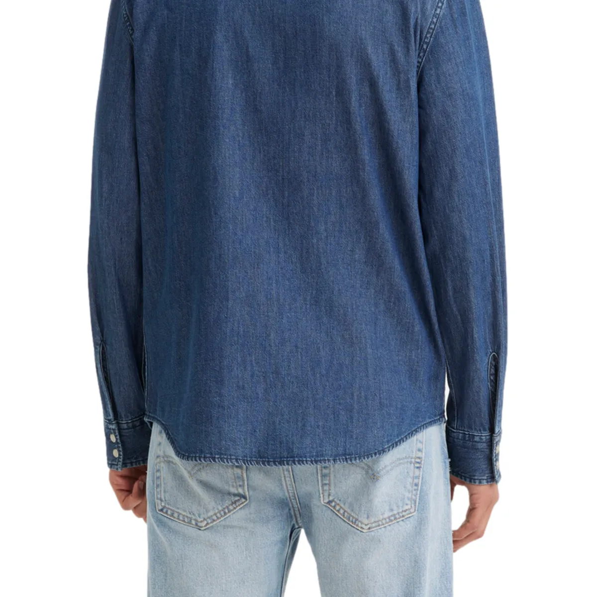 LEVIS - Camisa Hombre Classic Western Jean Azul Levis