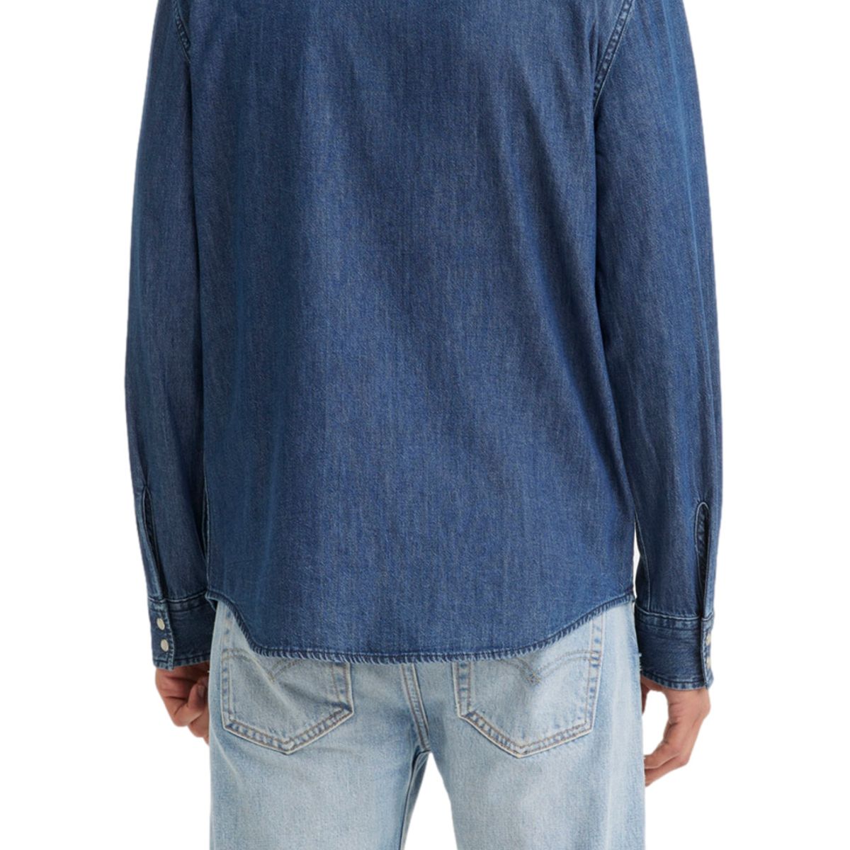 LEVIS - Camisa Hombre Classic Western Jean Azul Levis