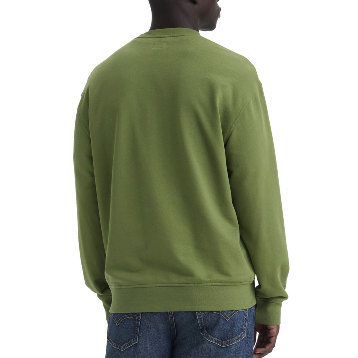 LEVIS - Polerón Hombre Cuello Redondo Verde Levis