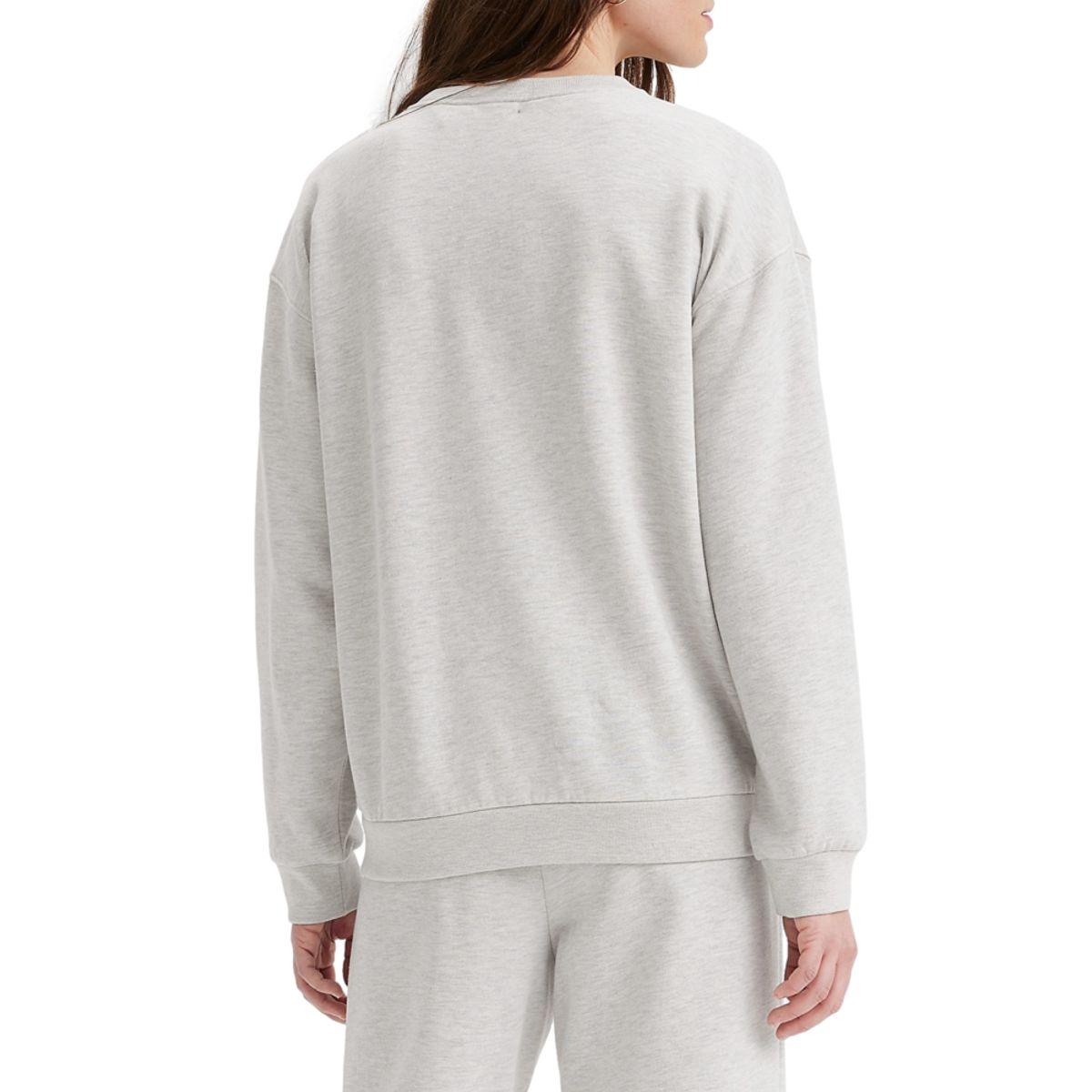 LEVIS - Polerón Mujer Mini Logo Batwing Gris Levis