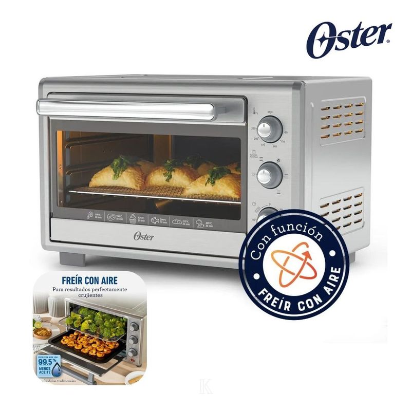 OSTER - Horno con Freidora de Aire de 25L TSSTTVLS25