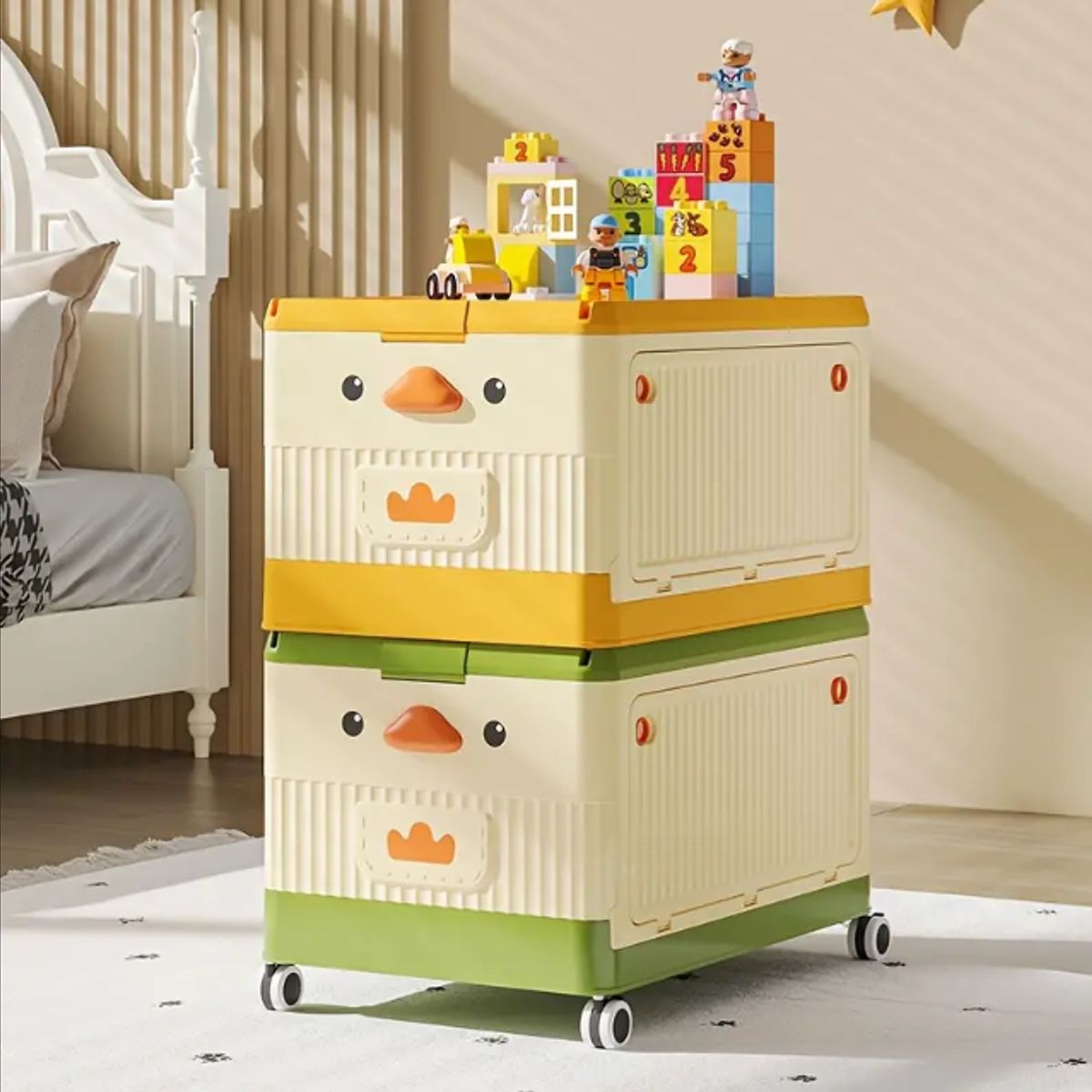 GENERICO - Caja Organizadora Para Niños Niñas Patito