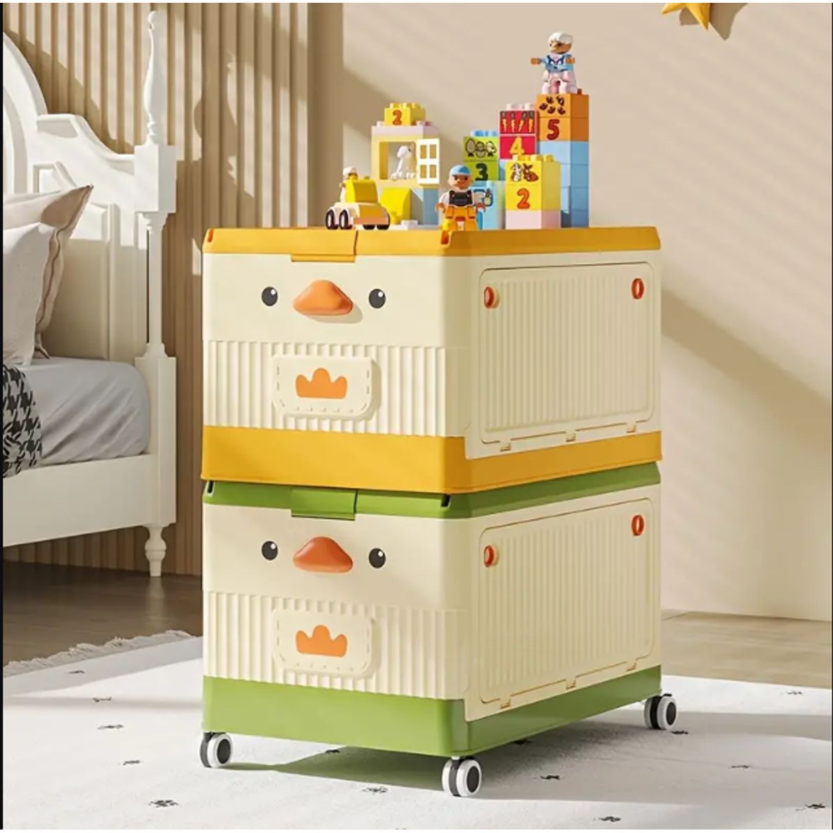 GENERICO - Caja Organizadora Para Niños Niñas Patito