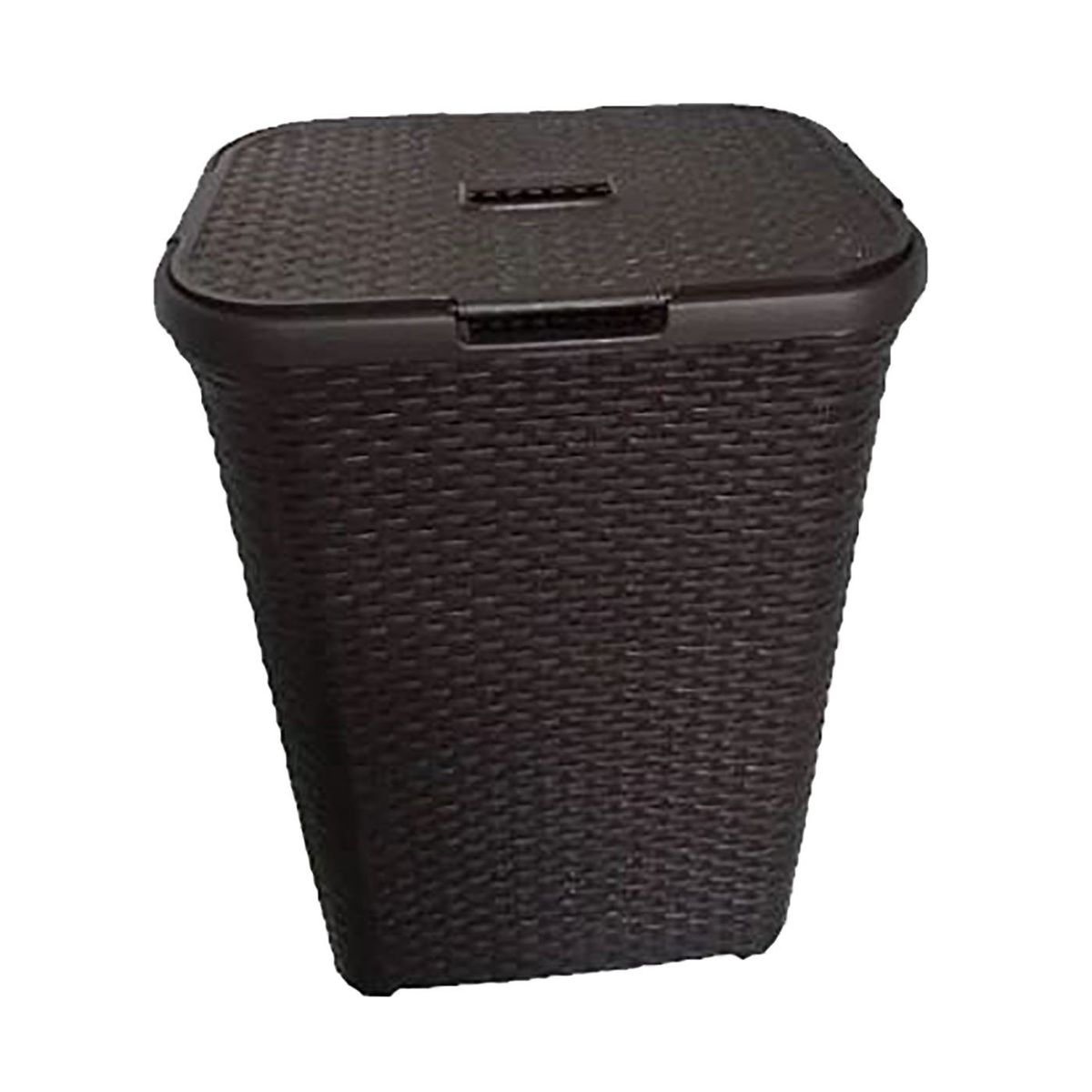 GENERICO - Cesta Grande Modelo ratan para ropa en marron