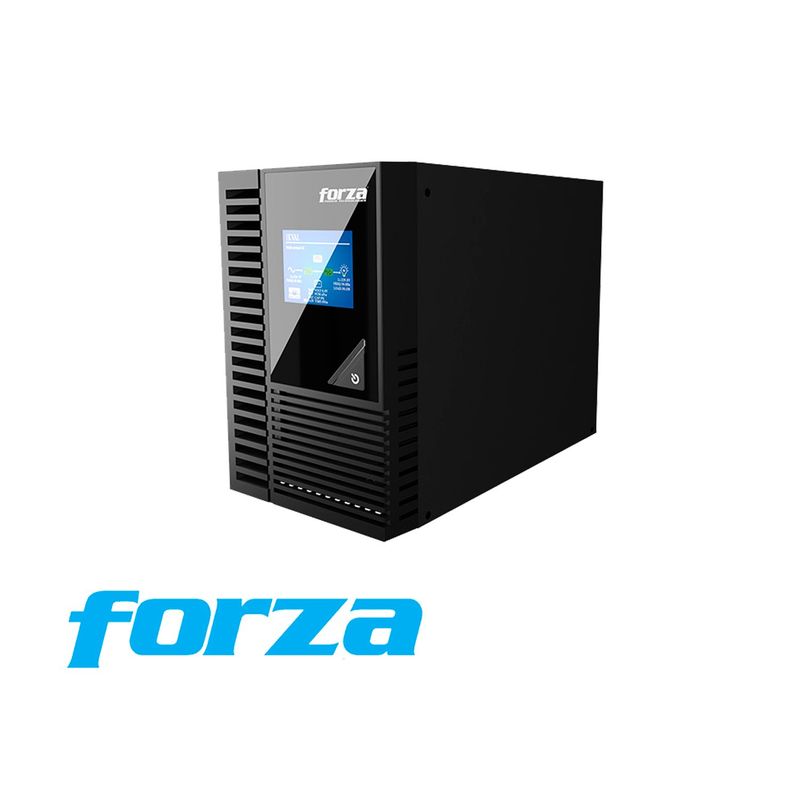 FORZA - UPS ON-LINE FDC-1002T FORZA 1000VA  900W 3 SALIDAS NEMA 5-15R LCD 7