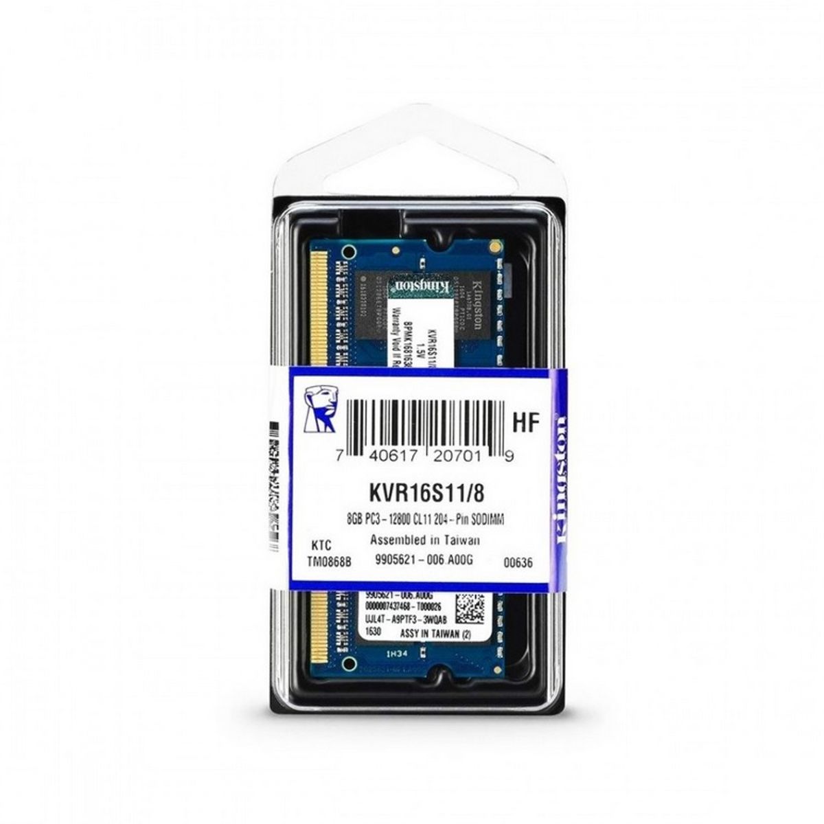 KINGSTON - Memoria RAM DDR3 - 4GB 1600mhz - Kingston Para Laptop