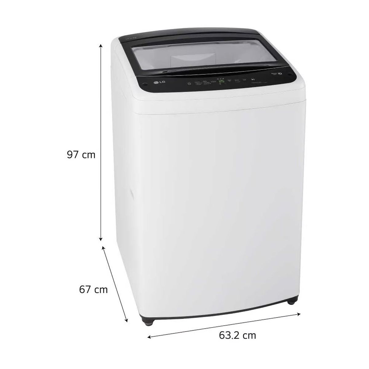 LG - Lavadora Automática LG WT19WVTB 19kg Blanca
