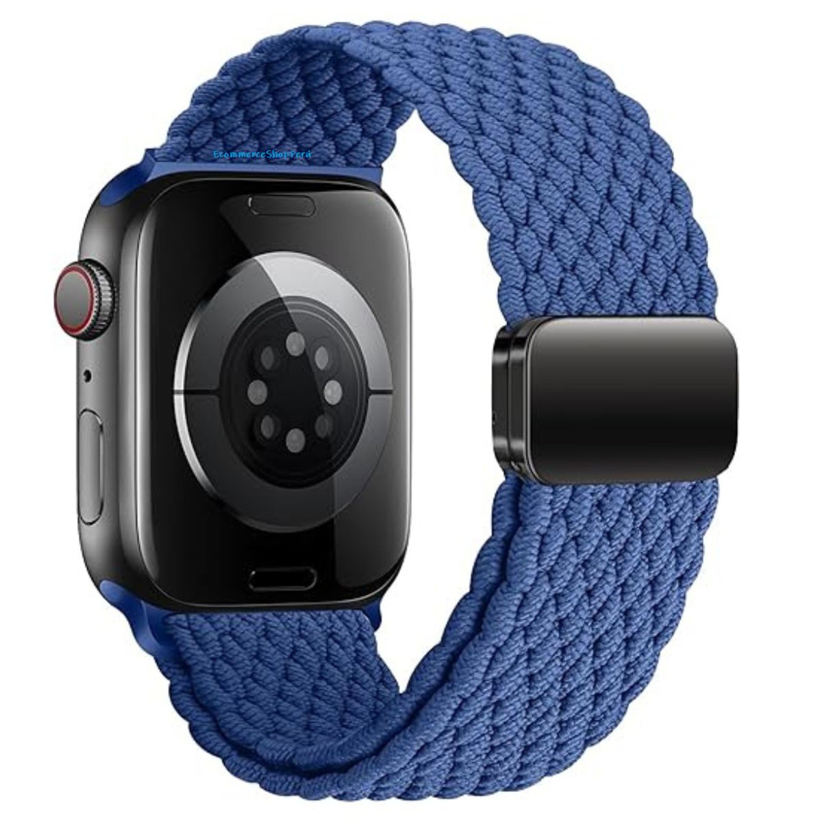 GENERICO - Correa Nylon Trenzado Cierre Magnético para 42-44-45-49MM Azul