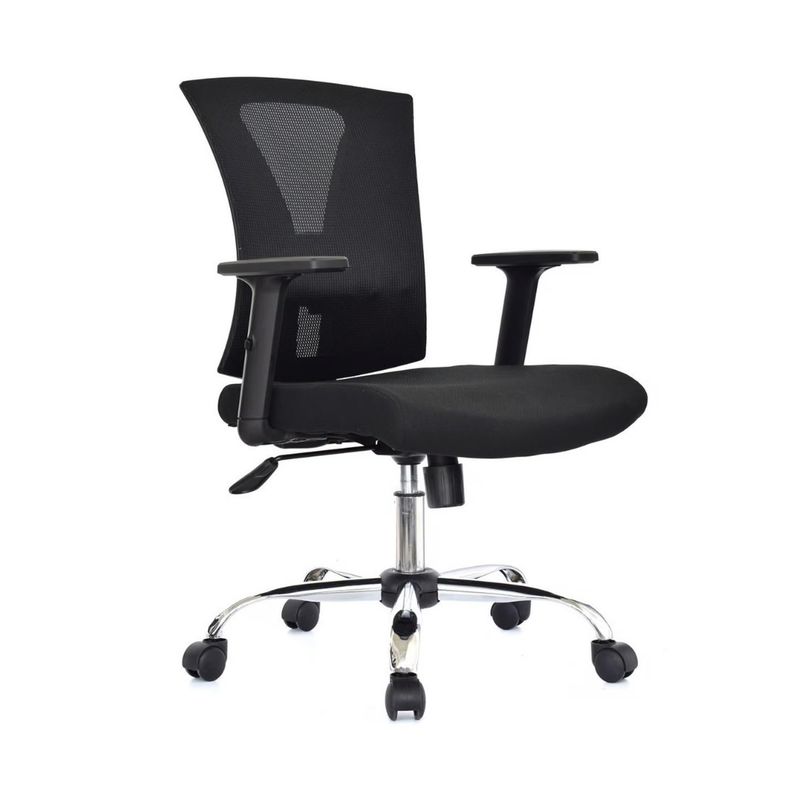OFIDEAS - Silla Ergonomica Nix Brazos Regulables Negro Ofideas