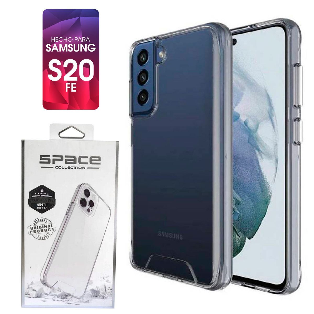 GENERICO - Space Case Transparente Samsung S20 Fe Funda Para celular