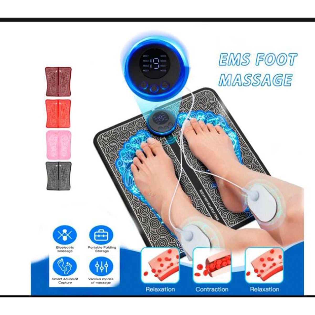 GENERICO - Masajeador eléctrico EMS para pies