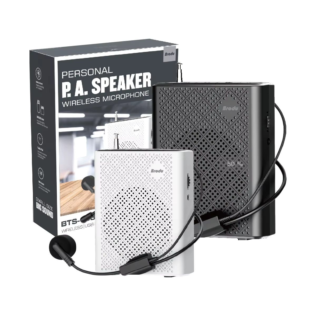 GENERICO - ALTAVOZ RECARGABLE PERSONAL CON RADIO -USB-SD