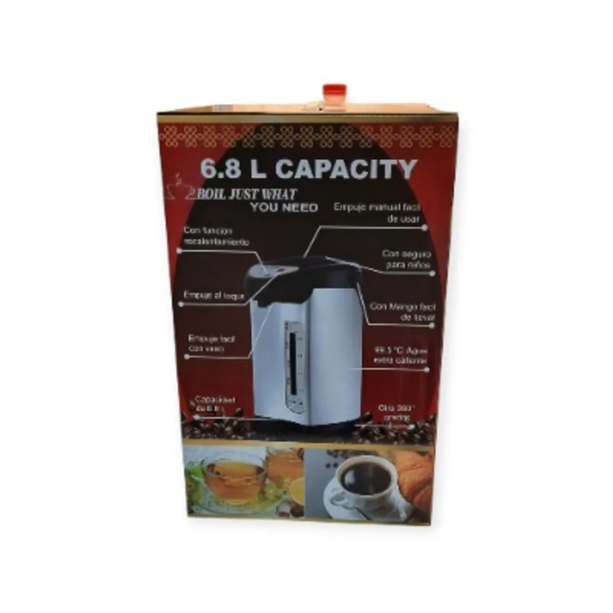 NATIONALIZER - TERMO HERVIDOR ELÉCTRICO CON DISPENSADOR NATIONALIZER DE 6.8 LITROS