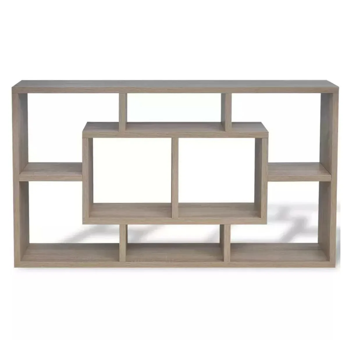 GENERICO - Repisa Flotante Melamina 4 Divisiones 90x60x20cm Nácar