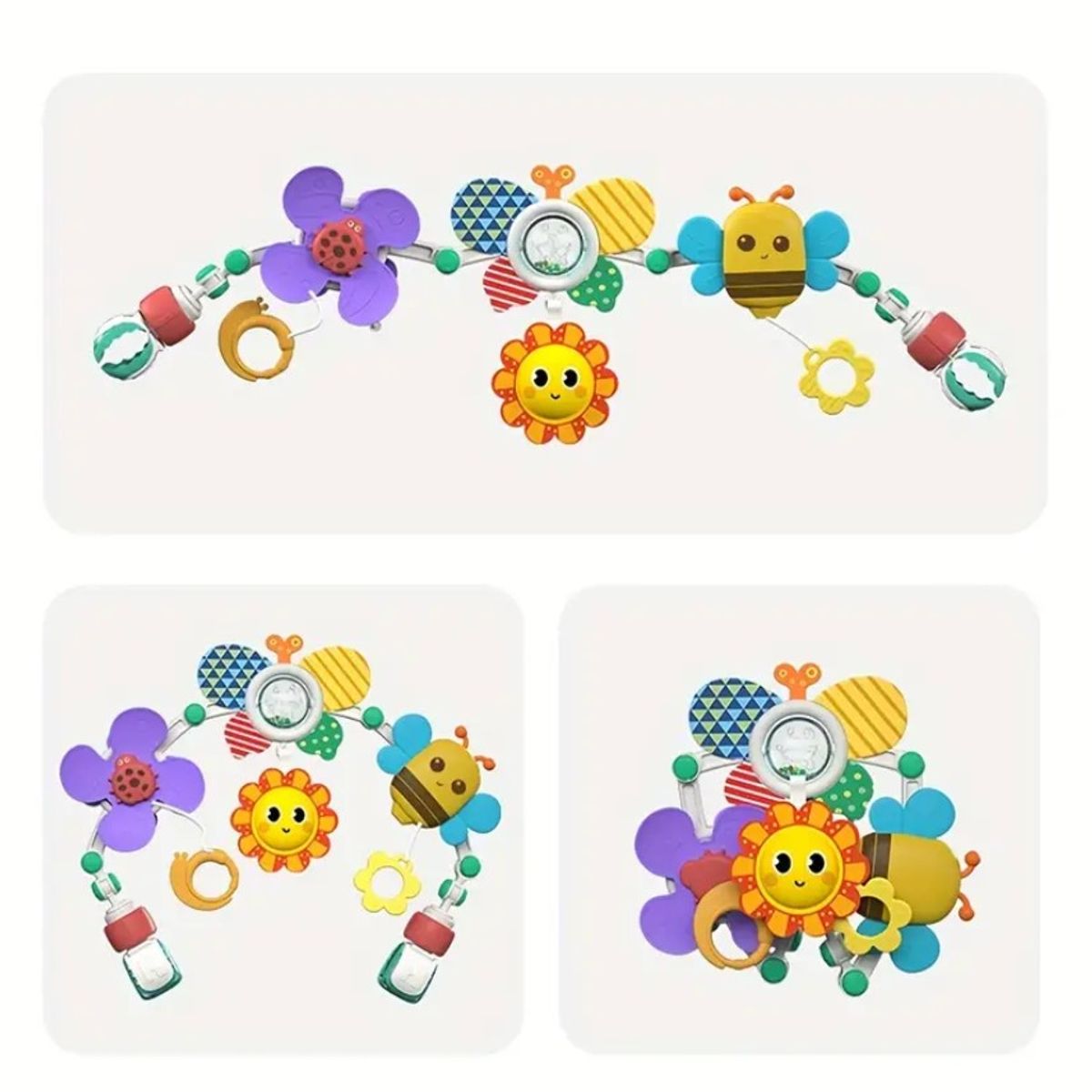 GENERICO - Móvil para coche - arco sonajero - mariposa