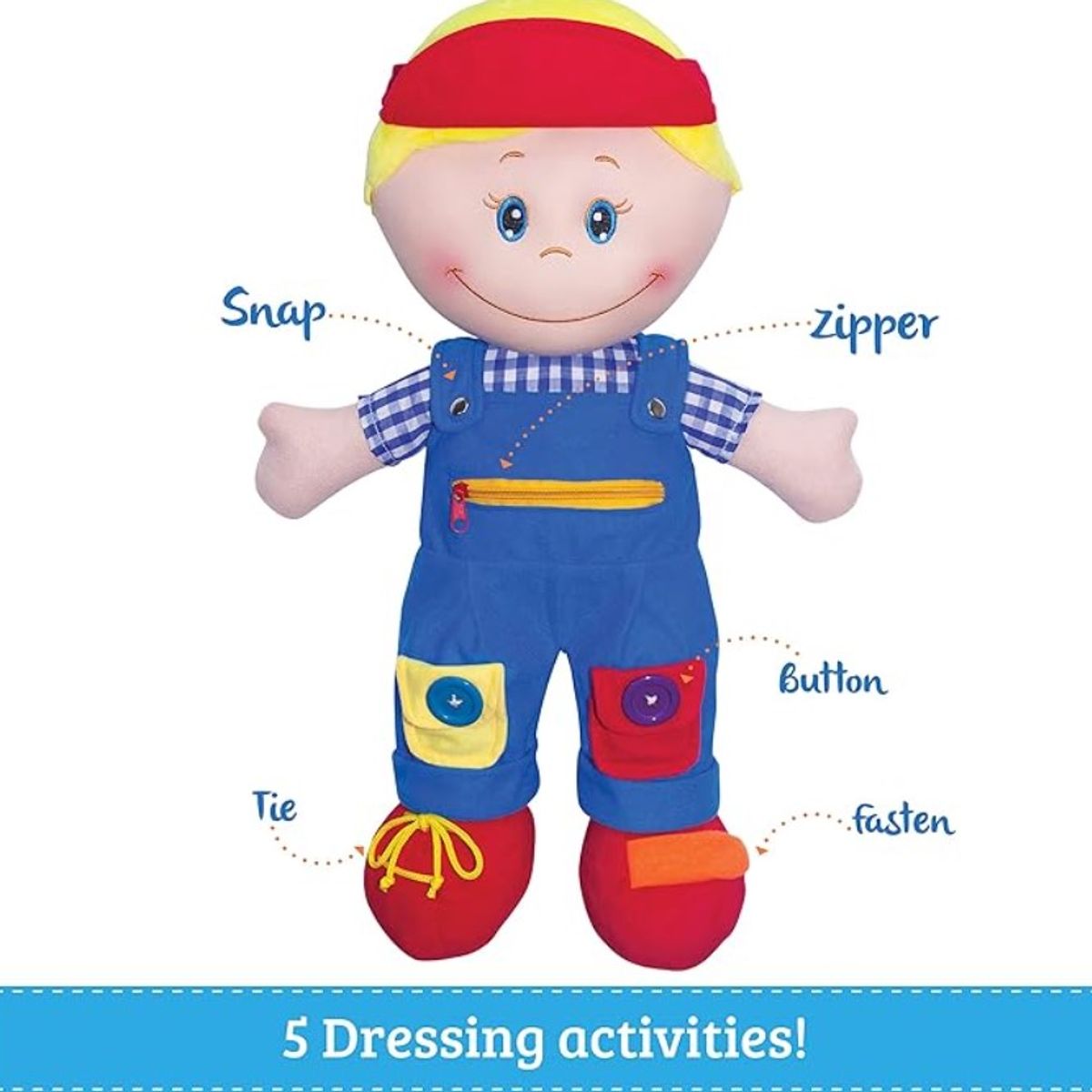 GENERICO - Muñeco de actividades - didáctica - niño