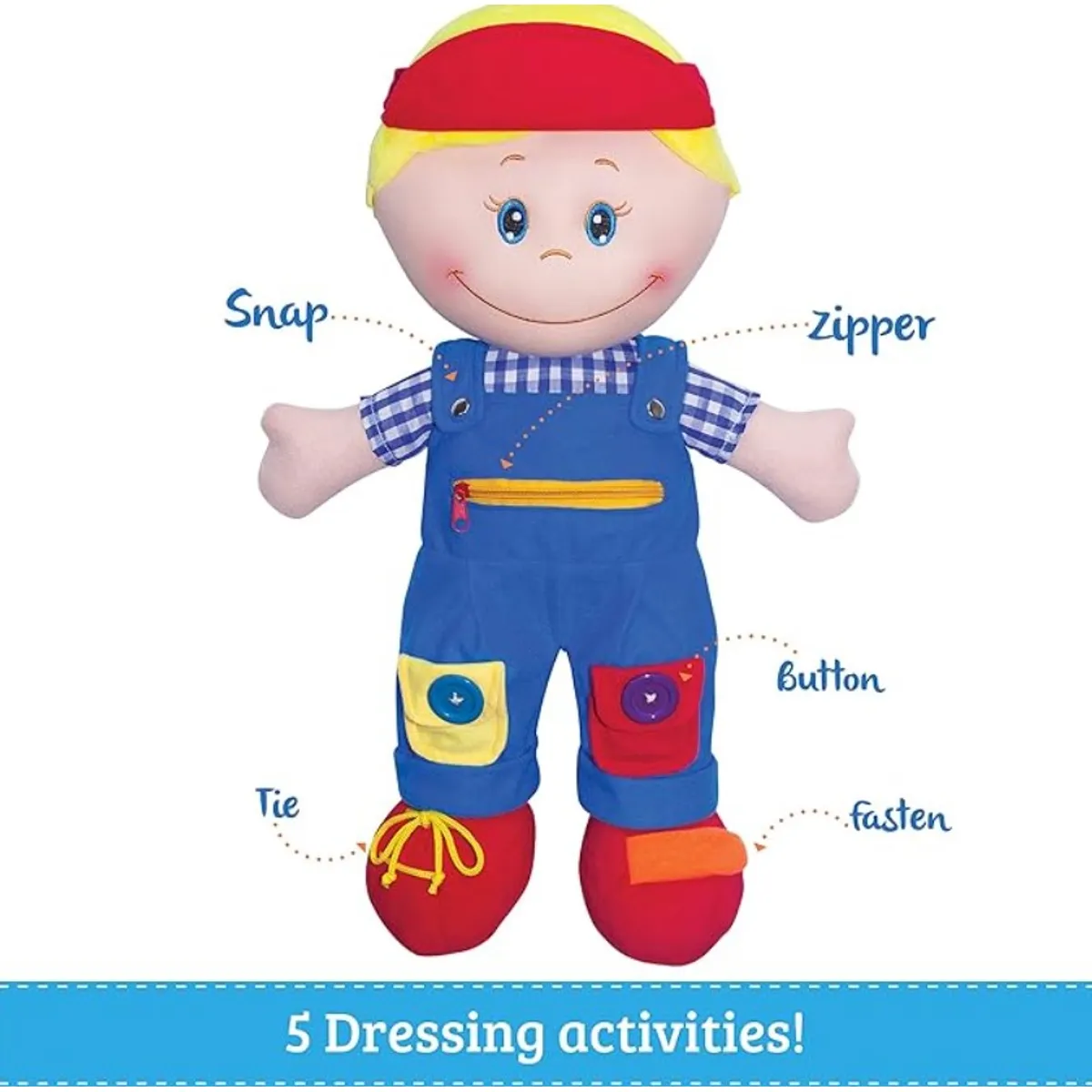 GENERICO - Muñeco de actividades - didáctica - niño