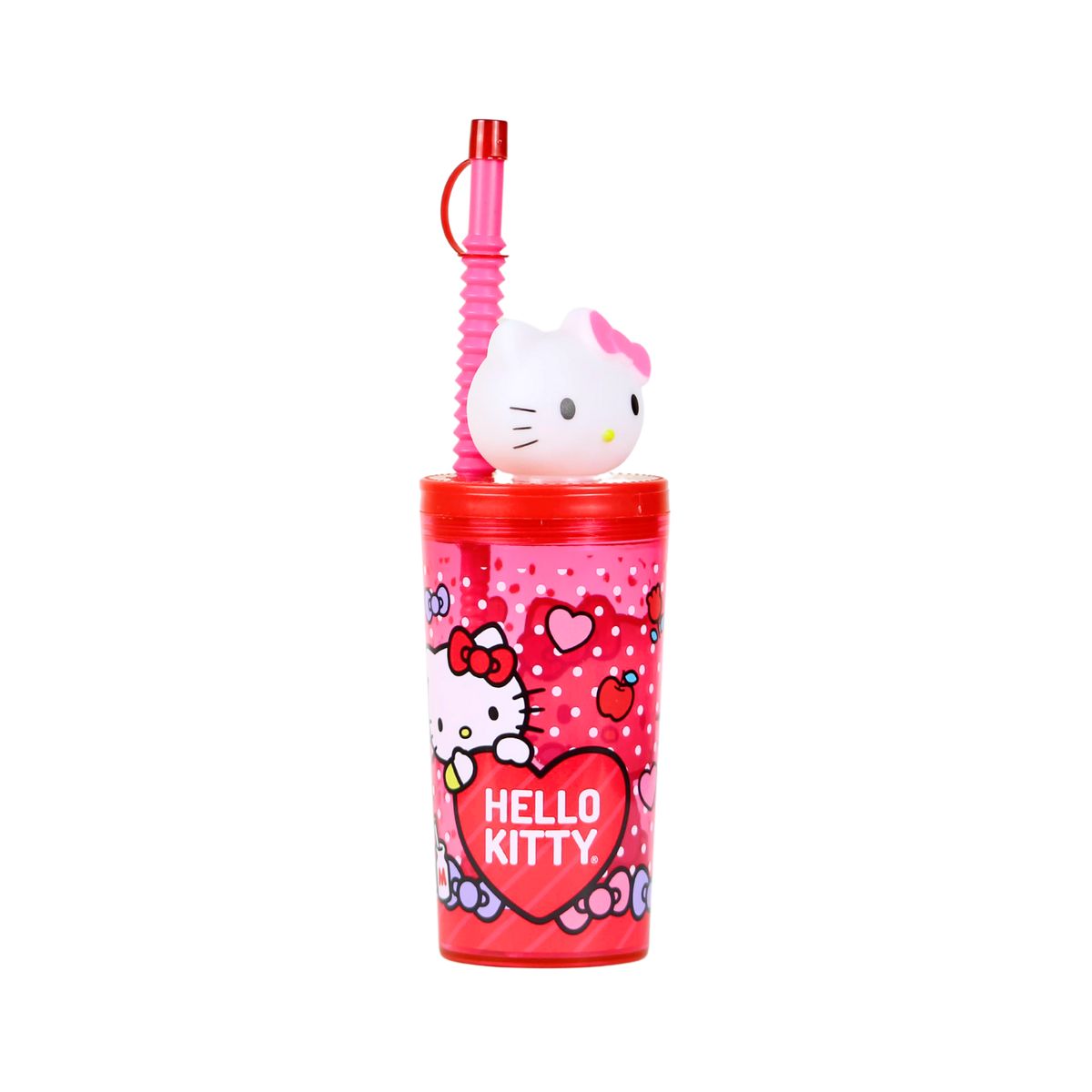 SCOOL - Vaso tumbler con caña - Hello Kitty