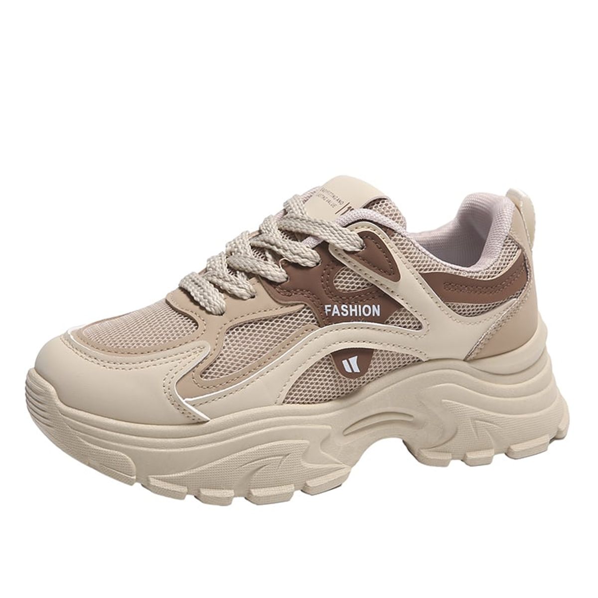 SHANDIAN - Zapatillas Plataforma Mujer Amarillo